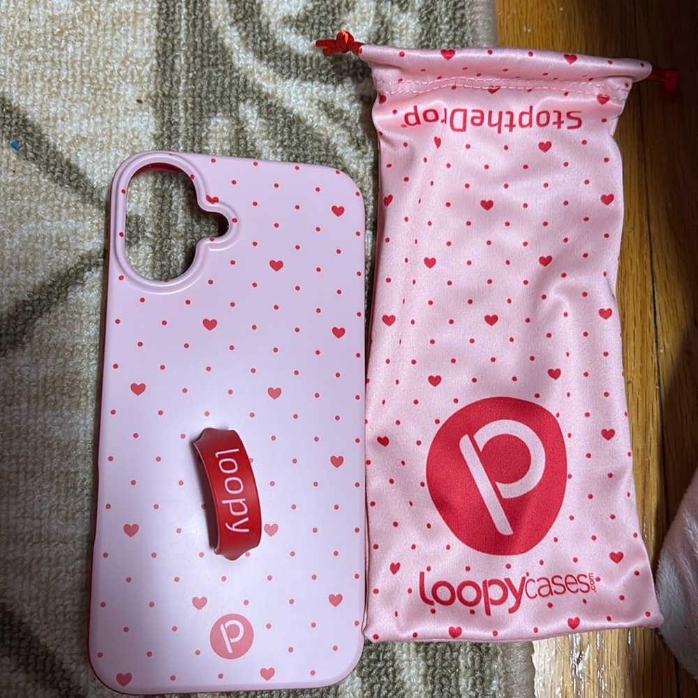 Loopy iPhone 16 plus case
Valentines edition